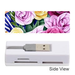 Cherished Watercolor Flowers Memory Card Reader (stick) by GardenOfOphir