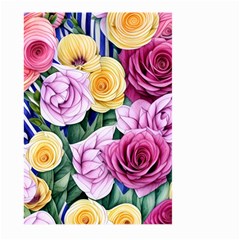 Cherished Watercolor Flowers Large Garden Flag (two Sides) by GardenOfOphir