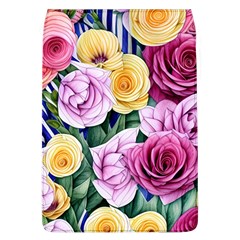 Cherished Watercolor Flowers Removable Flap Cover (l) by GardenOfOphir