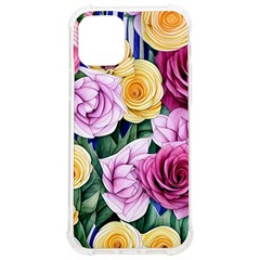 Cherished Watercolor Flowers Iphone 12/12 Pro Tpu Uv Print Case