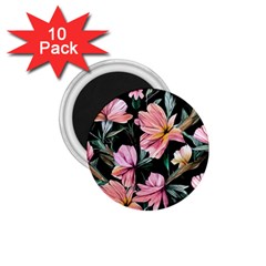 Charming Watercolor Flowers 1 75  Magnets (10 Pack)  by GardenOfOphir