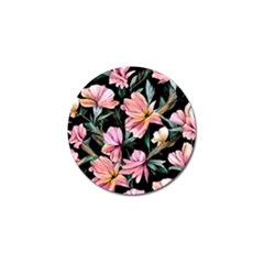 Charming Watercolor Flowers Golf Ball Marker (10 Pack) by GardenOfOphir