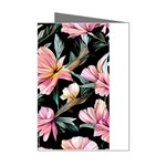 Charming Watercolor Flowers Mini Greeting Cards (Pkg of 8) Left