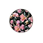 Charming Watercolor Flowers Hat Clip Ball Marker (4 pack) Front