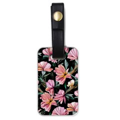 Charming Watercolor Flowers Luggage Tag (one Side) by GardenOfOphir