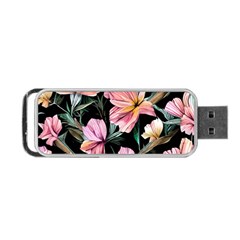 Charming Watercolor Flowers Portable Usb Flash (two Sides) by GardenOfOphir