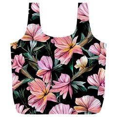 Charming Watercolor Flowers Full Print Recycle Bag (xxxl) by GardenOfOphir