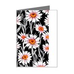 Dazzling watercolor flowers Mini Greeting Card Left