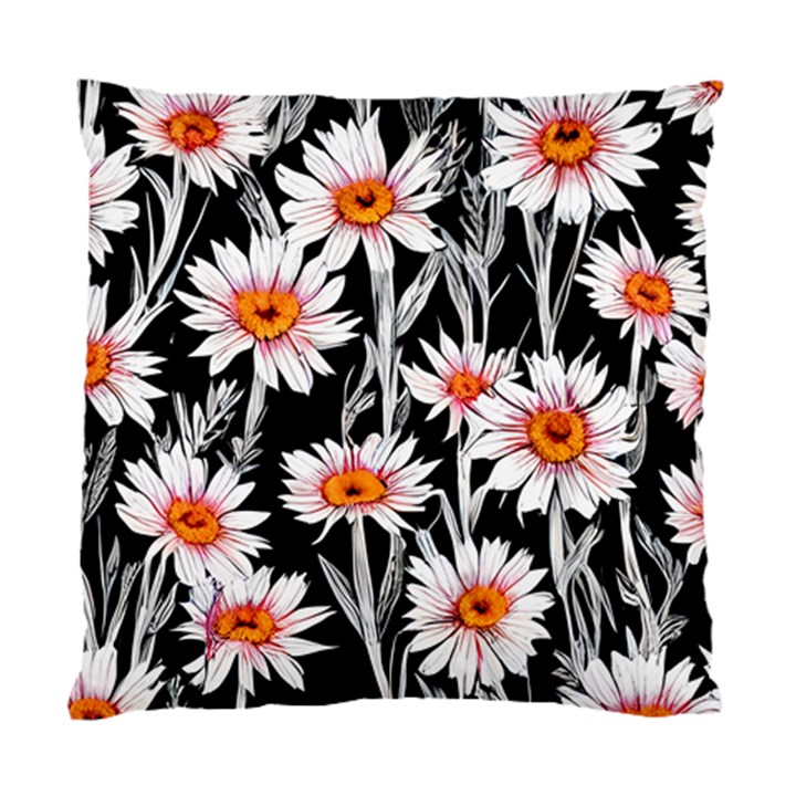 Dazzling watercolor flowers Standard Cushion Case (Two Sides)