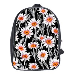 Dazzling Watercolor Flowers School Bag (large) by GardenOfOphir