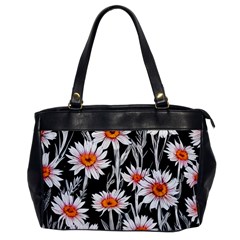 Dazzling Watercolor Flowers Oversize Office Handbag by GardenOfOphir