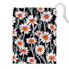 Dazzling Watercolor Flowers Drawstring Pouch (5xl) by GardenOfOphir