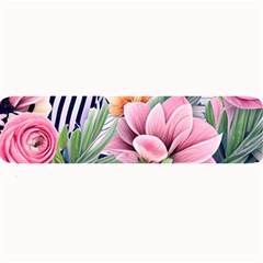 Luxurious Watercolor Flowers Large Bar Mat by GardenOfOphir