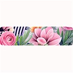 Luxurious watercolor flowers Large Bar Mat 32 x8.5  Bar Mat