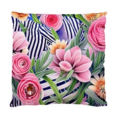 Luxurious Watercolor Flowers Standard Cushion Case (one Side) by GardenOfOphir