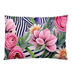 Luxurious watercolor flowers Pillow Case 26.62 x18.9  Pillow Case