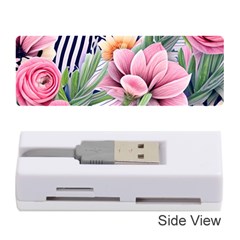 Luxurious Watercolor Flowers Memory Card Reader (stick) by GardenOfOphir