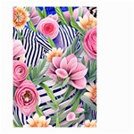 Luxurious watercolor flowers Small Garden Flag (Two Sides) Front