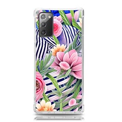 Luxurious Watercolor Flowers Samsung Galaxy Note 20 Tpu Uv Case by GardenOfOphir