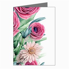 Majestic Watercolor Flowers Greeting Cards (pkg Of 8) by GardenOfOphir