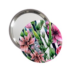 Sumptuous Watercolor Flowers 2 25  Handbag Mirrors by GardenOfOphir