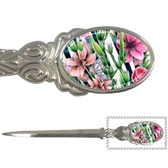 Sumptuous Watercolor Flowers Letter Opener by GardenOfOphir