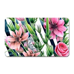 Sumptuous Watercolor Flowers Magnet (rectangular) by GardenOfOphir