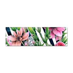 Sumptuous Watercolor Flowers Sticker Bumper (10 Pack) by GardenOfOphir