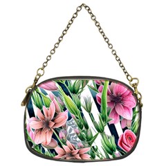 Sumptuous Watercolor Flowers Chain Purse (two Sides) by GardenOfOphir