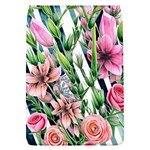 Sumptuous watercolor flowers Removable Flap Cover (L) Front