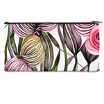 Charming and Cheerful Watercolor Flowers Pencil Case Back