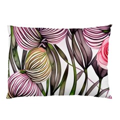 Charming And Cheerful Watercolor Flowers Pillow Case (two Sides) by GardenOfOphir