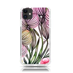 Charming And Cheerful Watercolor Flowers Iphone 11 Tpu Uv Print Case by GardenOfOphir