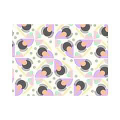 Pattern Pastel Drawing Art One Side Premium Plush Fleece Blanket (mini) by Ravend