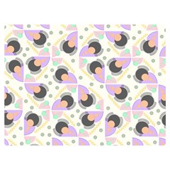 Pattern Pastel Drawing Art One Side Premium Plush Fleece Blanket (extra Small) by Ravend