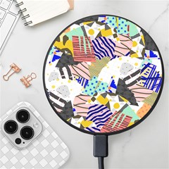 Digital Paper Scrapbooking Abstract Wireless Fast Charger(black)