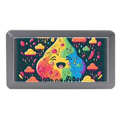 Rainbows Drip Dripping Paint Happy Memory Card Reader (mini) by Ravend