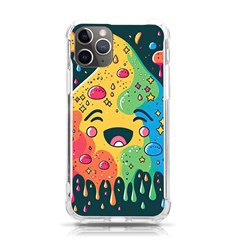 Rainbows Drip Dripping Paint Happy Iphone 11 Pro 5 8 Inch Tpu Uv Print Case