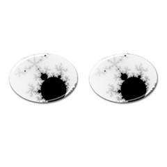 Almond Bread Apple Males Mathematics Cufflinks (oval)