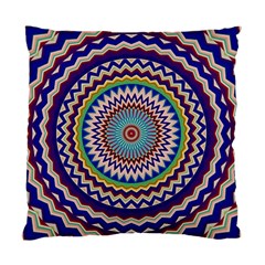 Kaleidoscope Geometric Circles Standard Cushion Case (two Sides) by Ravend