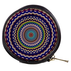 Kaleidoscope Geometric Circles Mini Makeup Bag by Ravend