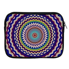 Kaleidoscope Geometric Circles Apple Ipad 2/3/4 Zipper Cases by Ravend