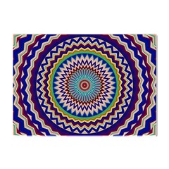 Kaleidoscope Geometric Circles Crystal Sticker (a4)