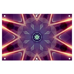 Abstract Glow Kaleidoscopic Light Banner And Sign 6  X 4 