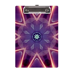 Abstract Glow Kaleidoscopic Light A5 Acrylic Clipboard by Ravend