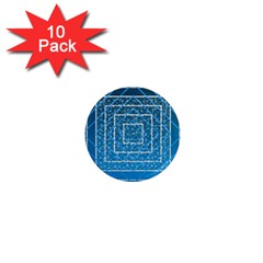 Network Social Abstract 1  Mini Magnet (10 pack) 