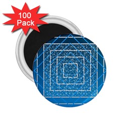 Network Social Abstract 2.25  Magnets (100 pack) 