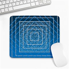 Network Social Abstract Large Mousepad