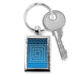 Network Social Abstract Key Chain (Rectangle) Front