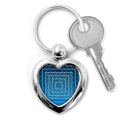 Network Social Abstract Key Chain (Heart)